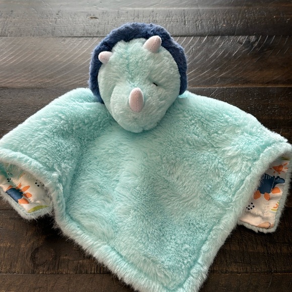 Parents Choice Dinosaur Oeko-Tex Plush Lovey Security Blanket Buddy NWT - Picture 1 of 8